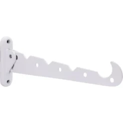 Siro Klapphaken Kleiderlüfter 1142 Metall Weiß Länge: 290 Mm -Wenko Astra Geschaft 301463 3567 3