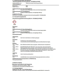 CreativEpoxy Resin 50 A+B 0,5 Kg Transparent -Wenko Astra Geschaft 31396154622 2742 hazard 02