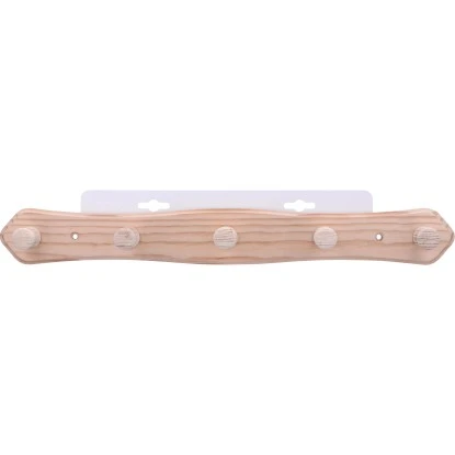 Siro Hakenleiste S126 Kiefer Länge 460 Mm 5 Haken FSC® 6 Siro Hakenleiste S126 Kiefer Länge 460 Mm 5 Haken FSC® – Bild 6