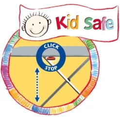 Vileda Bügeltisch Viva Express Compact Inkl. Ärmelbrett -Wenko Astra Geschaft 33069 2816 kid safe logo 3