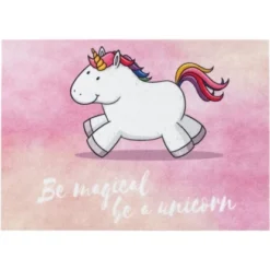 Astra Sauberlaufmatte Happy Home 50 X 70 Cm Einhorn Magical Rosa
