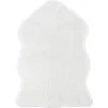 Teppich Lambskin 55 Cm X 80 Cm Weiß