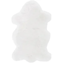 Teppich Softskin 50 Cm X 80 Cm Weiß