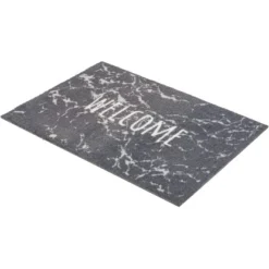 Astra-Kollektion Sauberlaufmatte Casadoor Marmor Welcome Grau 50 Cm X 70 Cm -Wenko Astra Geschaft 36190 3662 1668040015040 2