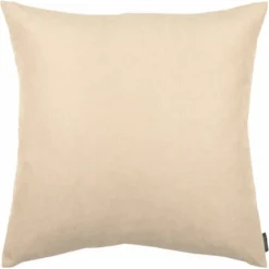 Kissen Velours Beige 50 Cm X 50 Cm