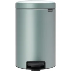 Brabantia Treteimer NewIcon 12 L Mint Mit Geräuschlosem Deckelverschluss