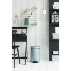 Brabantia Treteimer NewIcon 12 L Mint Mit Geräuschlosem Deckelverschluss -Wenko Astra Geschaft 3765 brabantia pedal bin 4
