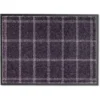 Schöner Wohnen Sauberlaufmatte Miami 50 Cm X 70 Cm Karo Dunkelgrau