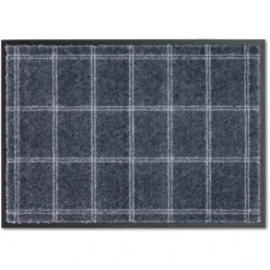 Schöner Wohnen Sauberlaufmatte Miami 50 Cm X 70 Cm Karo Polartürkis
