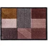 Schöner Wohnen Sauberlaufmatte Manhattan 50 Cm X 70 Cm Geomix Kastanie-Rose