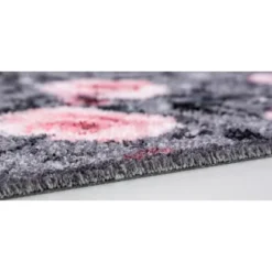 Astra Sauberlaufmatte Pure Und Soft 50 Cm X 70 Cm Blumen Grau-Rosa -Wenko Astra Geschaft 4002629203264 3662 3