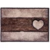 Astra Sauberlaufmatte Pure Und Soft 50 Cm X 70 Cm Holz Herz