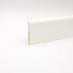 Sockelleiste Clipfix B Rund Starkfolie Weiß 10 X 58 X 2500 Mm