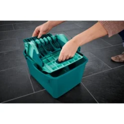 Leifheit Set Wischtuchpresse Profi Compact VS -Wenko Astra Geschaft 4006501550866.04