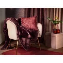Fleece-Decke Blush Bordeaux Lila 150 Cm X 200 Cm -Wenko Astra Geschaft 4007871384129 AB01 060121