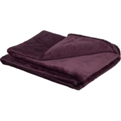 Fleece-Decke Blush Bordeaux Lila 150 Cm X 200 Cm