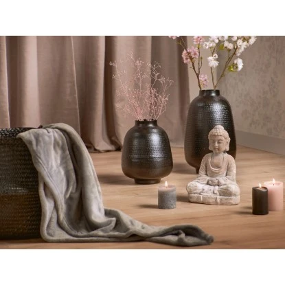 Fleece-DeckeMinimalist Zen Grau 150 Cm X 200 Cm 4 Fleece-DeckeMinimalist Zen Grau 150 Cm X 200 Cm – Bild 4