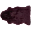 Schaffell Blush Bordeaux 80 Cm X 50 Cm Burgunderrot
