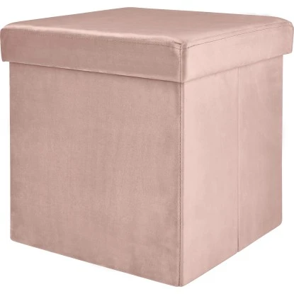 Falt-Hocker Blush Bordeaux 38 Cm X 38 Cm X 38 Cm Rosa 1 Falt-Hocker Blush Bordeaux 38 Cm X 38 Cm X 38 Cm Rosa