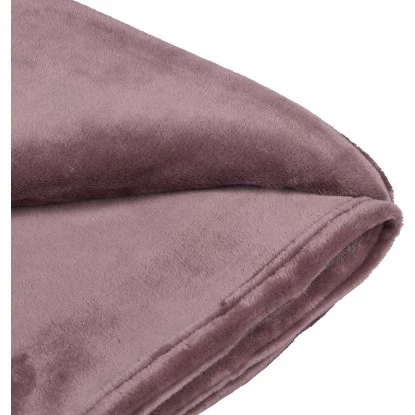 Fleece-Decke Blush Bordeaux Rosa 150 Cm X 200 Cm 2 Fleece-Decke Blush Bordeaux Rosa 150 Cm X 200 Cm – Bild 2