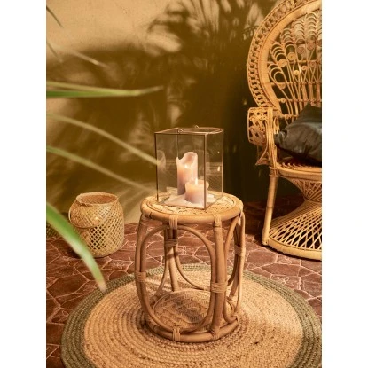 Beistelltisch Safari Lodge Rund 45 Cm X Ø 45 Cm Natur 2 Beistelltisch Safari Lodge Rund 45 Cm X Ø 45 Cm Natur – Bild 2