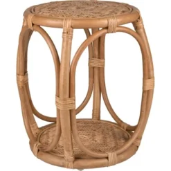 Beistelltisch Safari Lodge Rund 45 Cm X Ø 45 Cm Natur