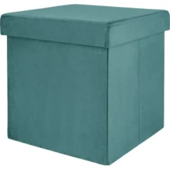 Falt-Hocker Dark Wonder 38 Cm X 38 Cm X 38 Cm Türkis