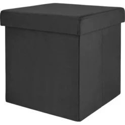Falt-Hocker Midnight Mystery 38 Cm X 38 Cm X 38 Cm Schwarz