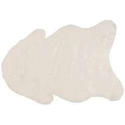 Hochflor-Teppich Modern Antique Cream 60 X 90 Cm