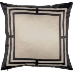 Kissen Modern Antique 45 Cm X 45 Cm Beige-Schwarz