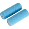 LUX Blue Felt Walze 12 Cm 2 Stück