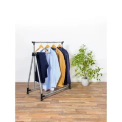 OBI Rollgarderobe Silber-Schwarz -Wenko Astra Geschaft 4007873061998 AB02 020513