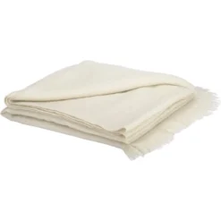 Mikrofaser-Decke Winter Pastel Cremeweiß 190 Cm X 140 Cm