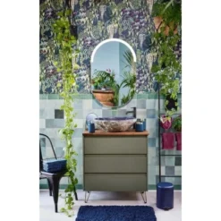 Baliv Dark Wonder Trend Kosmetikdose Keramik Blau-Gold -Wenko Astra Geschaft 4007873434624 AB01 040822