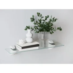 Glasregal Bransley 0,6 Cm X 80 Cm X 20 Cm Satiniert -Wenko Astra Geschaft 4007873488948 20