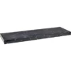 Wandregal Carlton 60 Cm X 24 Cm X 3,8 Cm Marmor Schwarz