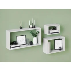 Kubus-Set Meddon 3-teilig Klein Mattweiß -Wenko Astra Geschaft 4007873489815 20