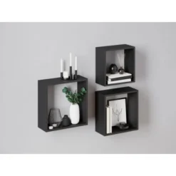 Kubus-Set Meddon 3-teilig Mattschwarz -Wenko Astra Geschaft 4007873489822 20