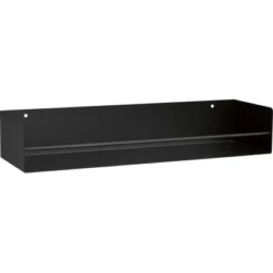 Metall-Regal Kenn 7 Cm X 40 Cm X 12 Cm Schwarz Matt