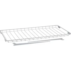 Metall-Flaschenregal 80 Cm X 40 Cm Weiß-Alu