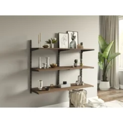 MDF-Fachboden 60 Cm X 30 Cm X 1,8 Cm Eiche Dunkel -Wenko Astra Geschaft 4007873492082 30