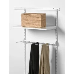 Metall-Hosenhalter 60 Cm X 30 Cm Weiß