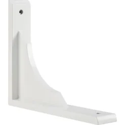 Holz-Regalwinkel 22 Cm X 18 Cm X 4 Cm Weiß