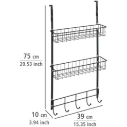 Wenko Türregal Zum Aufhängen Schwarz -Wenko Astra Geschaft 4008838315903 1068 03