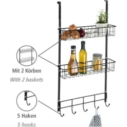 Wenko Türregal Zum Aufhängen Schwarz -Wenko Astra Geschaft 4008838315903 1068 05