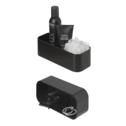 Tiger 2-Store Duschkorb / Wandablage 25 Cm Schwarz 25 Tiger 2-Store Duschkorb / Wandablage 25 Cm Schwarz -Wenko Astra Geschaft 4008911500028 4621 1