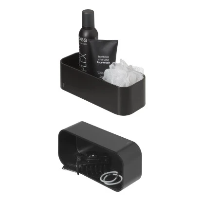 Tiger 2-Store Duschkorb / Wandablage 25 Cm Schwarz 11 Tiger 2-Store Duschkorb / Wandablage 25 Cm Schwarz – Bild 11