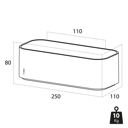 Tiger 2-Store Duschkorb / Wandablage 25 Cm Schwarz 2 Tiger 2-Store Duschkorb / Wandablage 25 Cm Schwarz – Bild 2