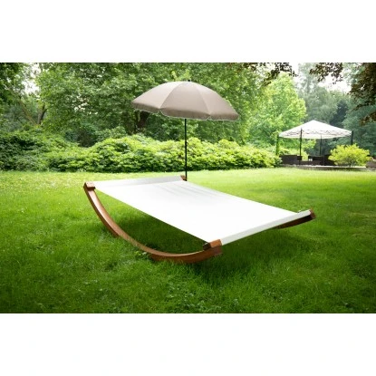 Acamp Liegeschaukel Pattaya Teak-Sand FSC® 2 Acamp Liegeschaukel Pattaya Teak-Sand FSC® – Bild 2