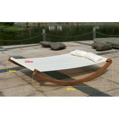 Acamp Liegeschaukel Pattaya Teak-Sand FSC® 5 Acamp Liegeschaukel Pattaya Teak-Sand FSC® – Bild 5